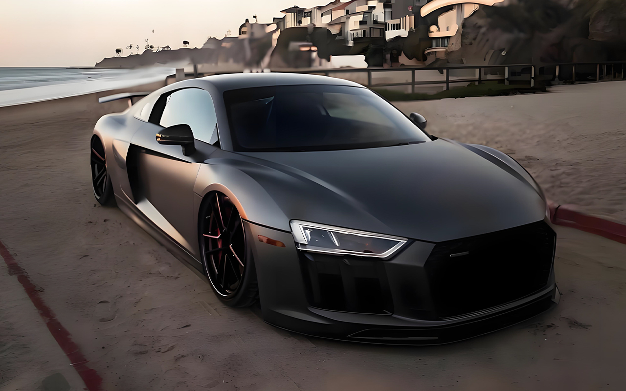 Matte Black Car Wrap Film Матовая черная автомобильная пленка