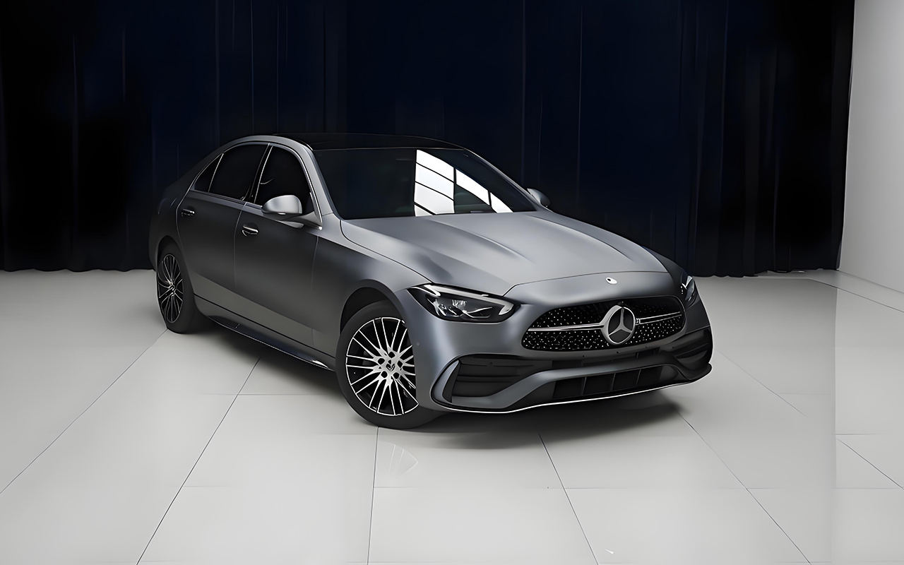 AMG Mountain Gray Car Wrap Film Пленка для оклейки автомобиля AMG Mountain Grey