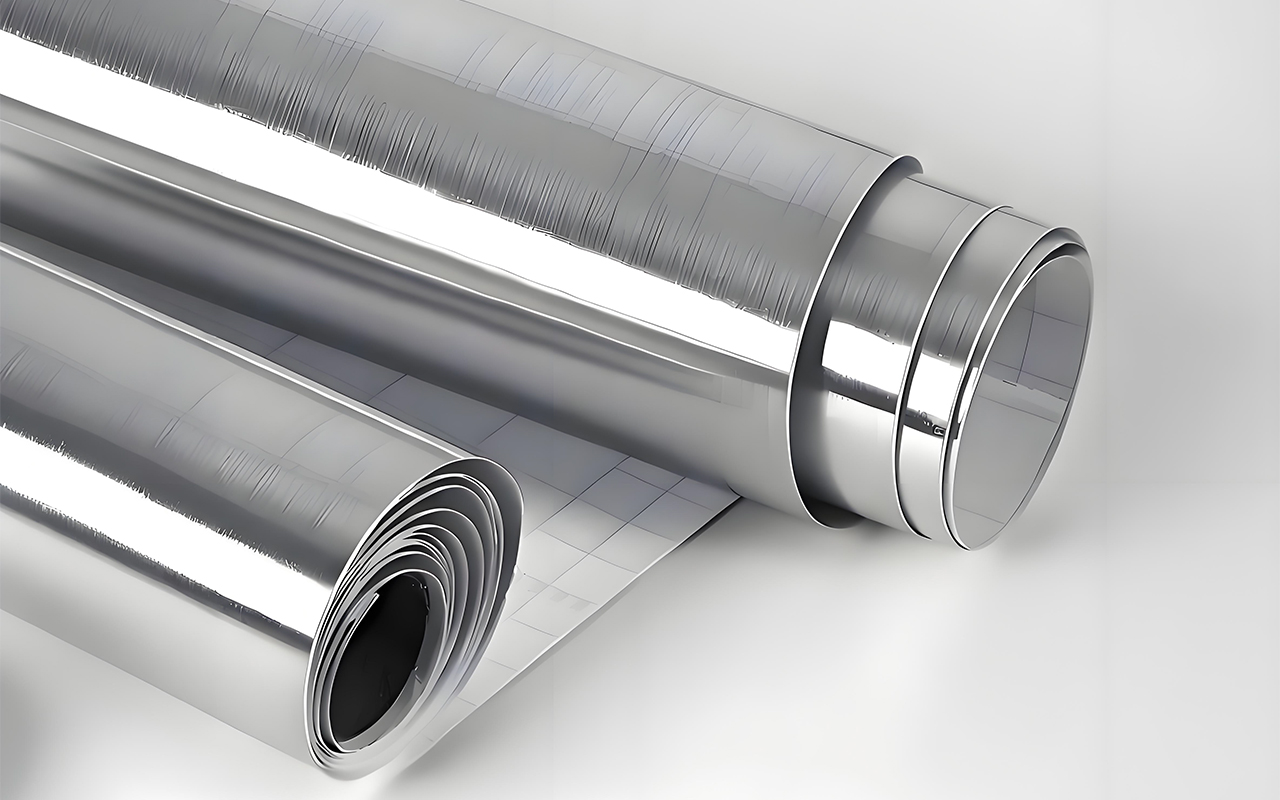 Silver Metallic Decorative Film Серебряная металлическая декоративная пленка
