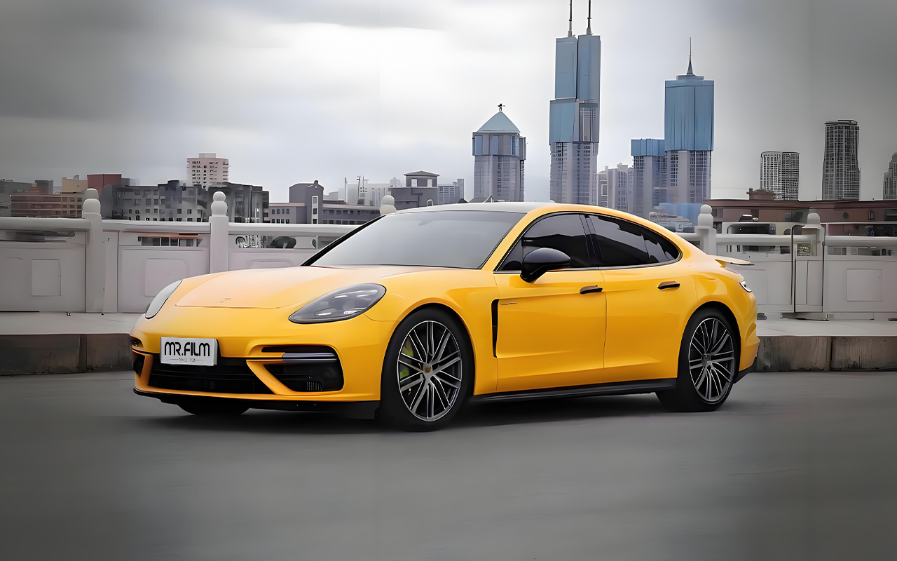 Sunflower Yellow Car Wrap Film Желтая пленка для оклейки автомобиля подсолнухом