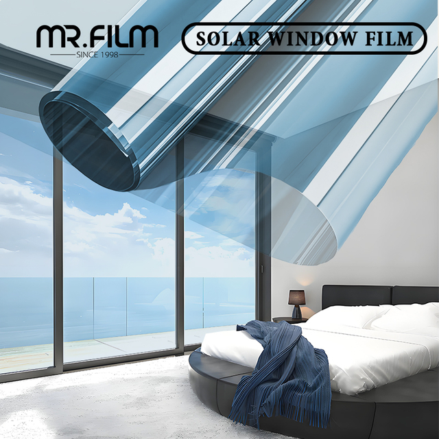 MRN7095 Взрывозащищенная оконная пленка для теплоизоляции зданий и блокировки 99% ультрафиолета
