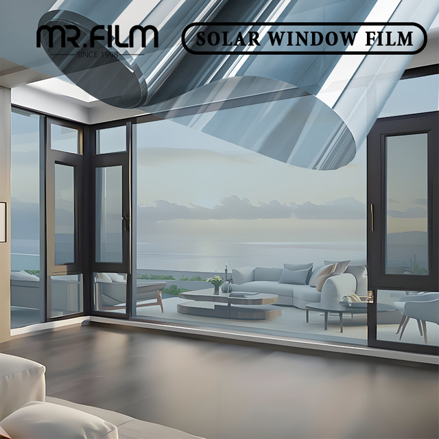 Высокоэффективная теплоизоляционная пленка с устойчивостью к УФ-ИК и взрывозащищенностью для окон зданий