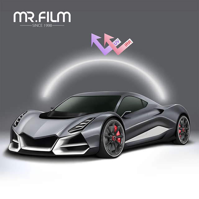 Профессиональная оконная пленка для автомобильного стекла с высокой прозрачностью