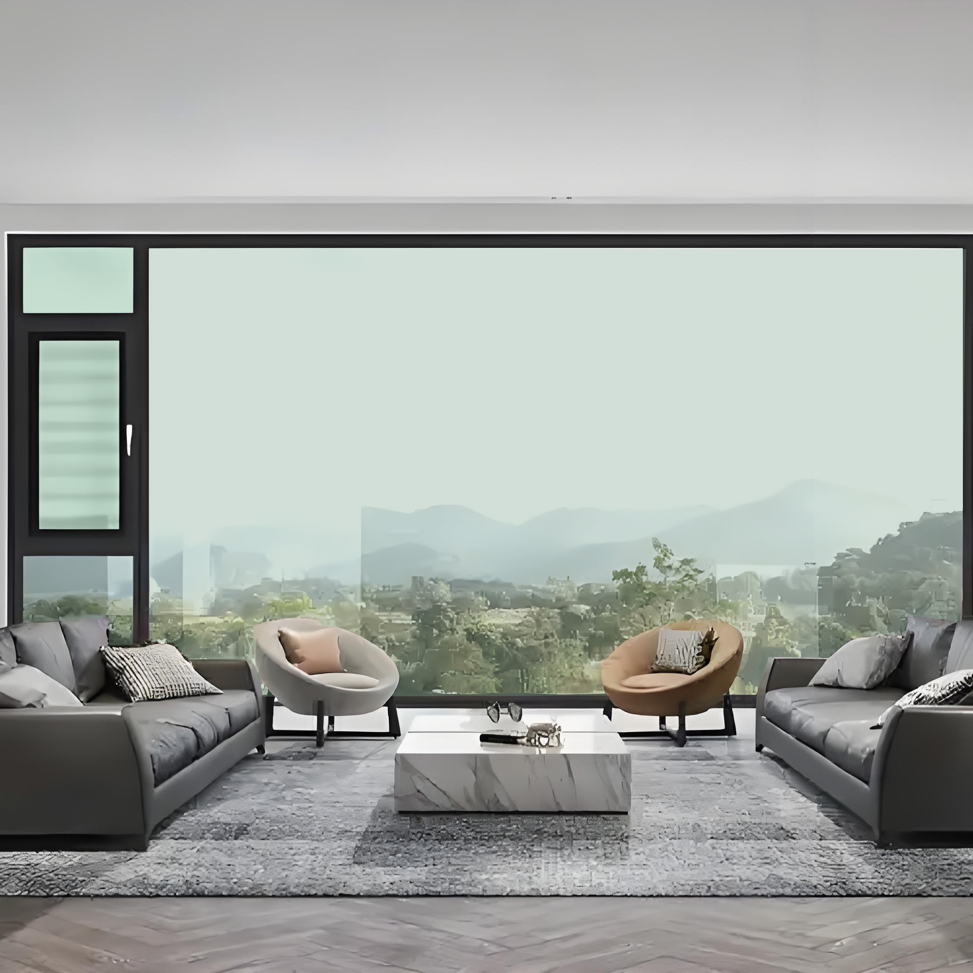 Строительная оконная пленка 