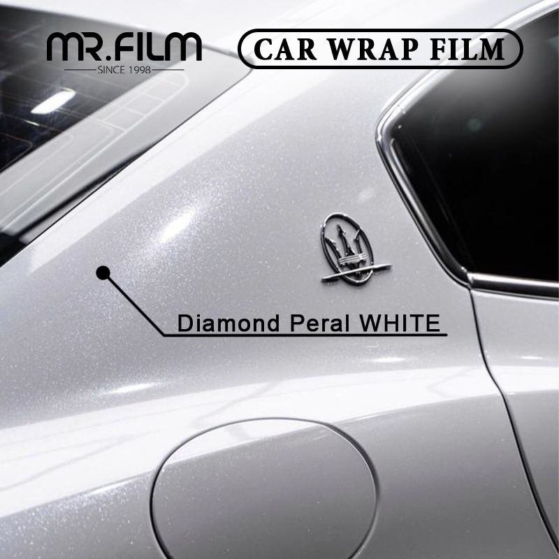 Премиум Diamond Pearl White Превосходная защитная глянцевая пленка для автомобильной пленки 