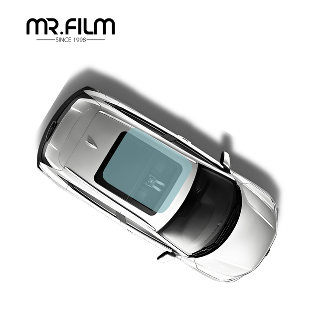 Синяя кристаллическая ледяная броня, блокирующая УФ-ИК-защита, пленка для люка на крыше