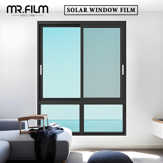 Солнечная оконная пленка Silver One Way Privacy Tint