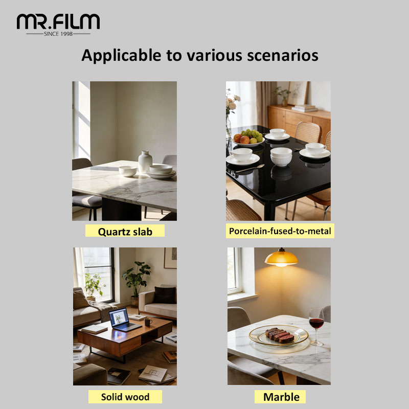 Настольная прозрачная пластиковая защитная пленка для стола