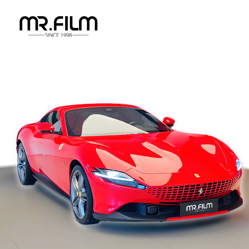 Превосходная устойчивость к царапинам, пленка для автомобильной упаковки Ferrari красного цвета с изменением цвета