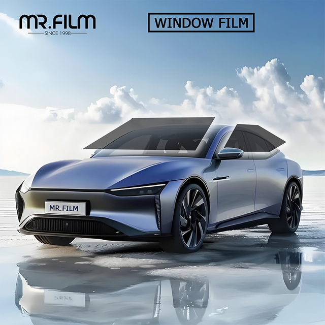 100% УФ-солнечная керамическая тонирующая светоотражающая оконная пленка