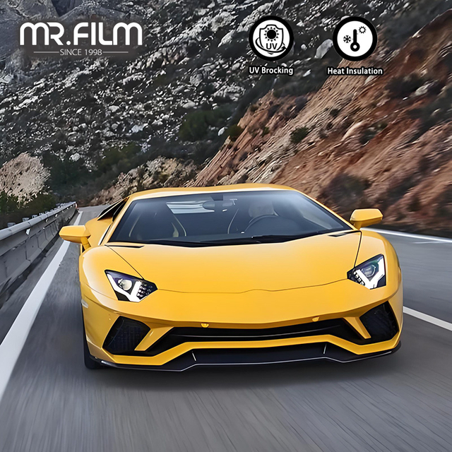 Тонировка стекол автомобиля 35% Автомобильная солнечная пленка VLT