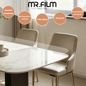 Самоклеящаяся защитная пленка для мебели, прозрачный оттенок