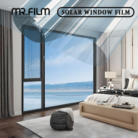 Взрывозащищенная прозрачная защитная пленка с оттенком изоляции строительного стекла