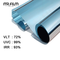 Взрывозащищенная изоляционная пленка для строительного стекла с солнечным оттенком