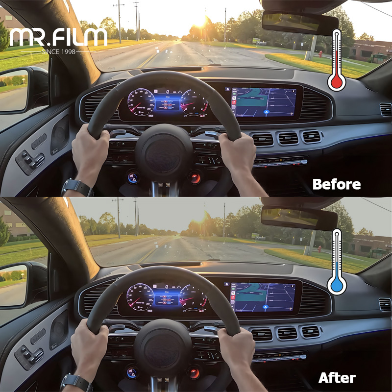 Керамическая оконная пленка для оттенка термоизоляции автомобиля