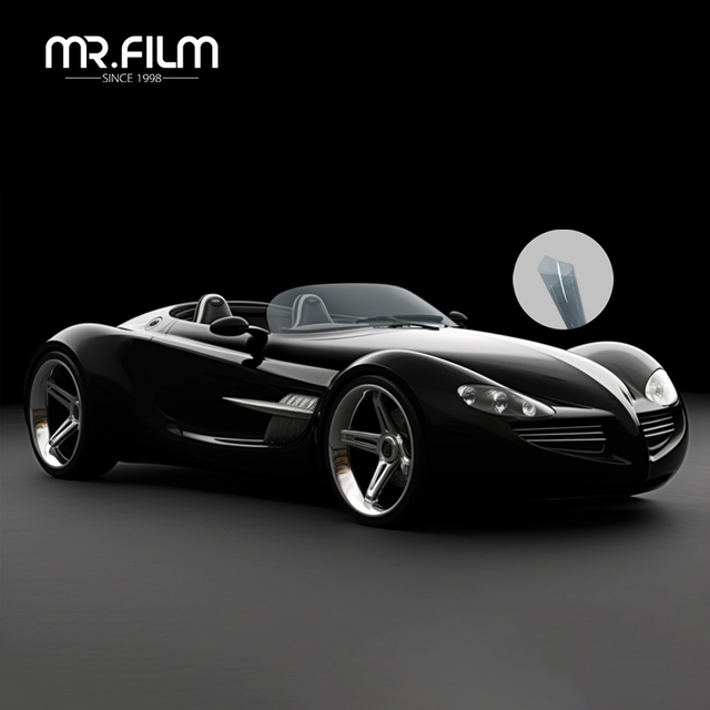 Тонировка окон автомобиля ПЭТ для теплоизоляции, устойчивости к ультрафиолетовому излучению и взрывозащищенности