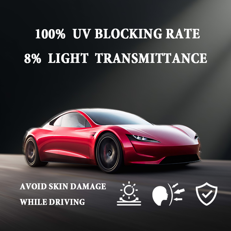 100% УФ-блок, 98% ИК-сопротивление, теплоизоляция, взрывозащищенная пленка для автомобильной оконной пленки