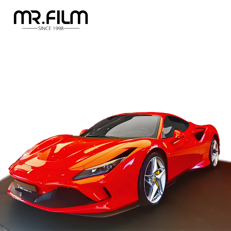 Превосходная устойчивость к царапинам, пленка для автомобильной упаковки Ferrari красного цвета с изменением цвета