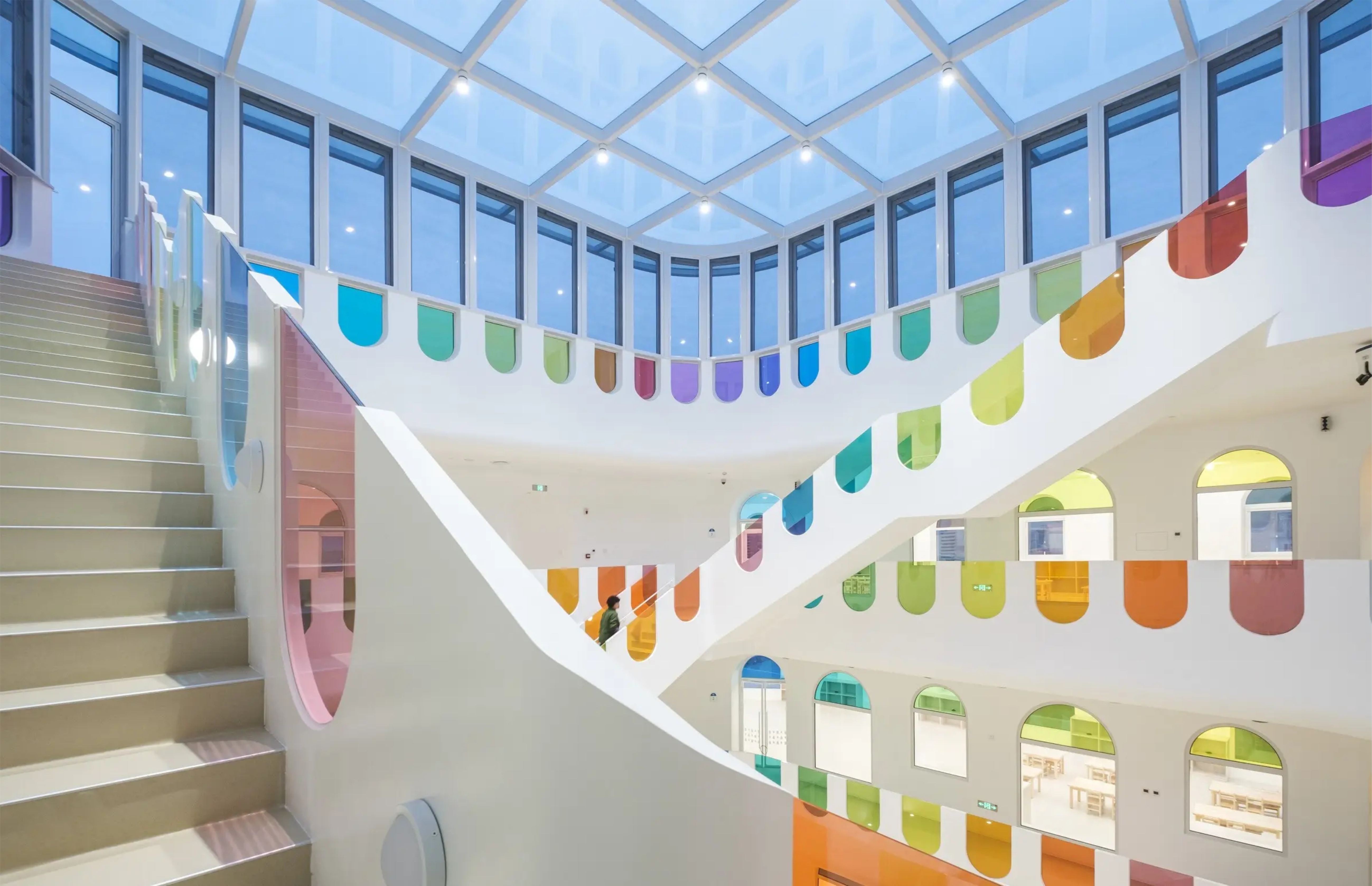 Витраж искусства сделанный по образцу текстурой прозрачный для художественной оконной пленки 