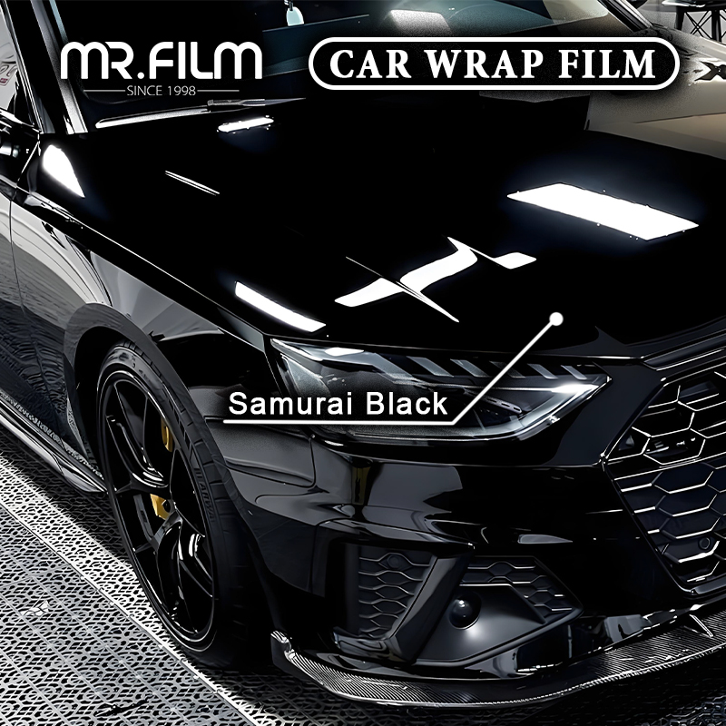 Защитная пленка для автомобильной пленки Samurai Black для автоматического изменения цвета