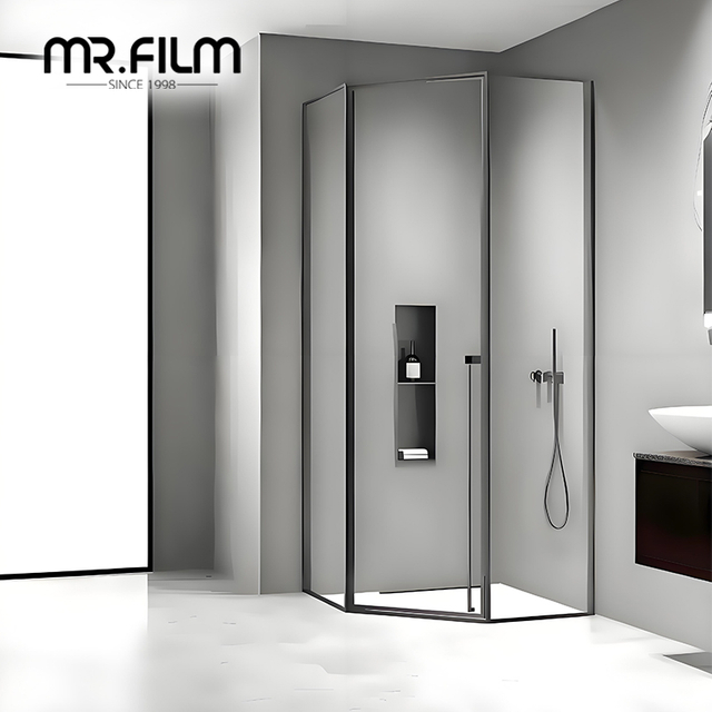 Взрывозащищенная декоративная защитная пленка для душевого стекла