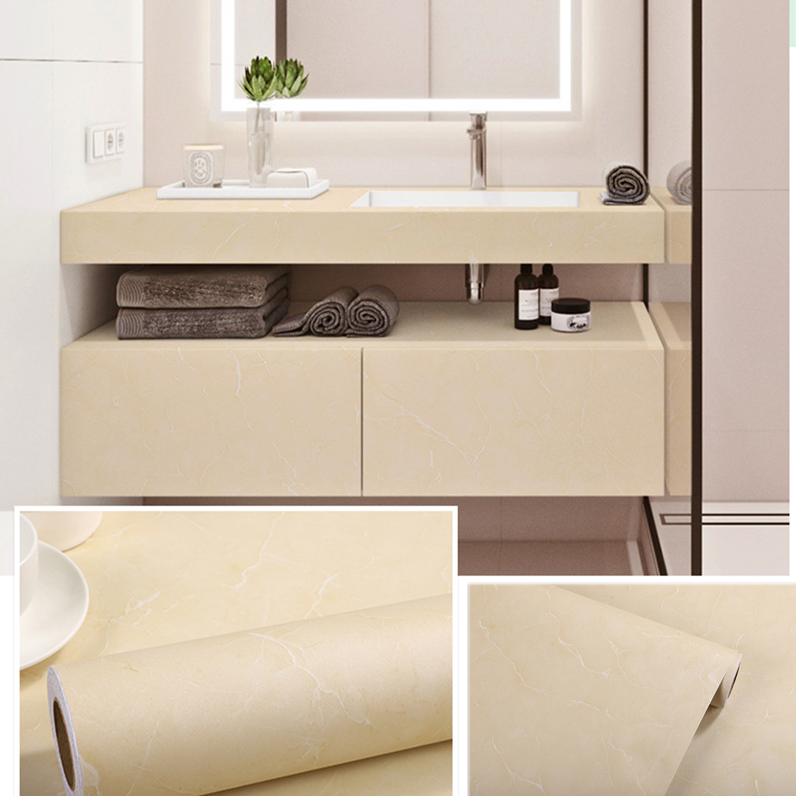 Защитная пленка для стеклянной декоративной мраморной столешницы 