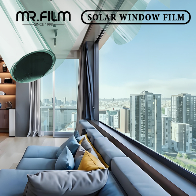 Пленка VLT толщиной 2 мил 71% для теплоизоляции здания 