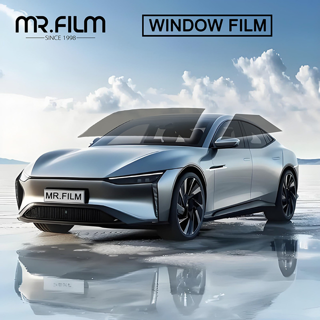 Пленка для автомобильных солнцезащитных козырьков 14% VLT, тонировка оконных стекол автомобиля