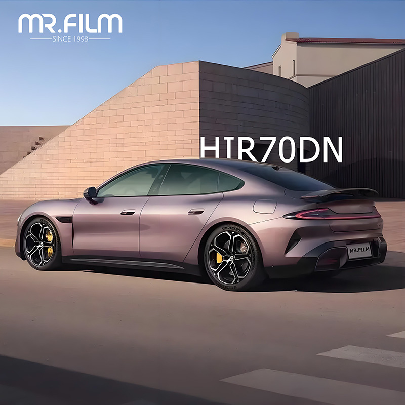 70% Vlt Light Автомобильная стеклянная пленка для автомобильной тонировки для конфиденциальности