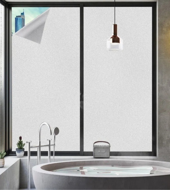 Профессиональная стеклянная декоративная оконная пленка с текстурированной термоплавкой пленкой