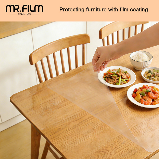 Мягкая защитная пленка для поверхности, ультрапрозрачный рулонный оттенок