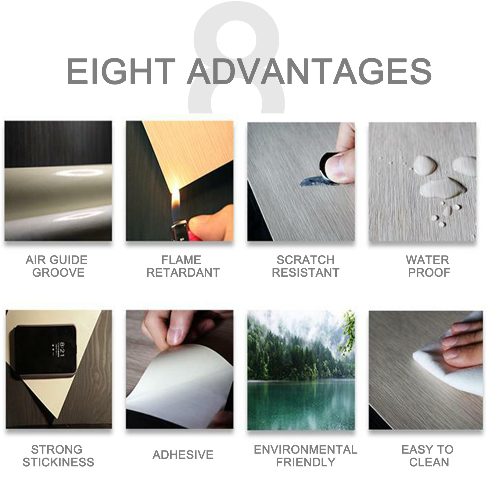 Виниловая пленка под дерево с текстурой дерева, китайская декоративная пленка