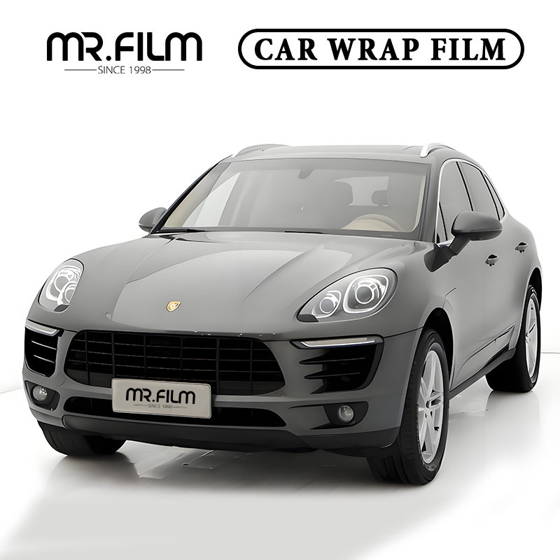 Пленка Porsche Matt Grey для изменения цвета автомобиля для защиты автомобиля от царапин
