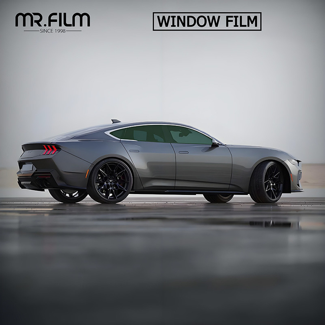 Vlt 74% черная боковая пленка для изоляции окон и лобового стекла