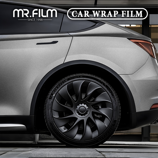Пленка для автомобильной пленки AMG Mountain Grey, меняющая цвет, Ppf
