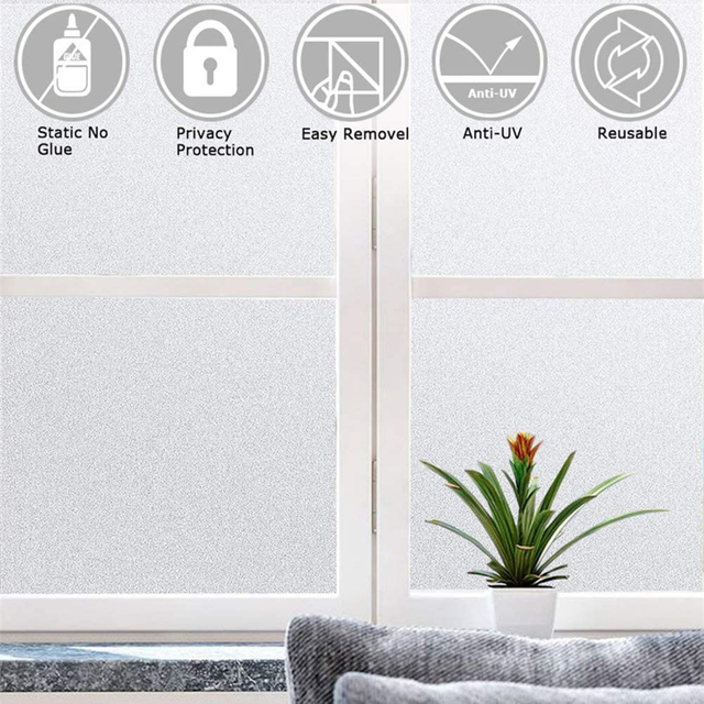 Самовосстанавливающаяся матовая оконная пленка с защитой от ультрафиолета