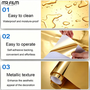 Полиэфирная пленка для декоративных металлических окон 