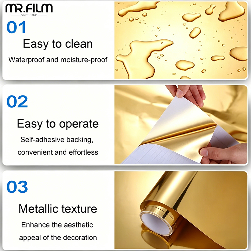 Полиэфирная пленка для декоративных металлических окон 