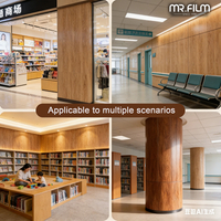 Китай Высококачественная деревянная декоративная пленка из ПВХ