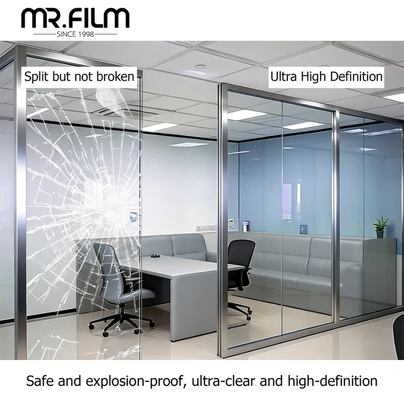 Противовзрывная оконная пленка для строительства