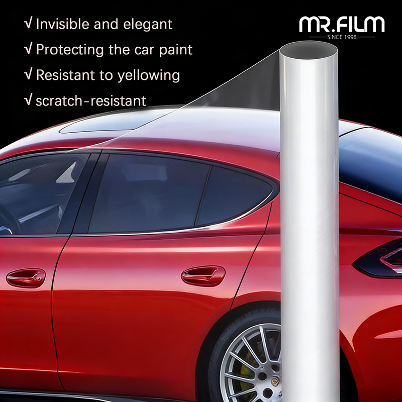 Гидрофобная самовосстанавливающаяся антиавтомобильная пленка для сохранения глянца