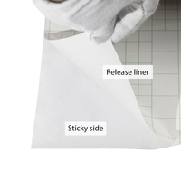 Украсьте клейкую деревянную пленку из ПВХ с зерном