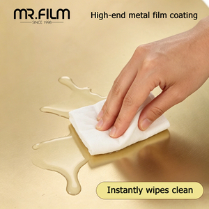 Декоративная металлическая виниловая оконная пленка для дома