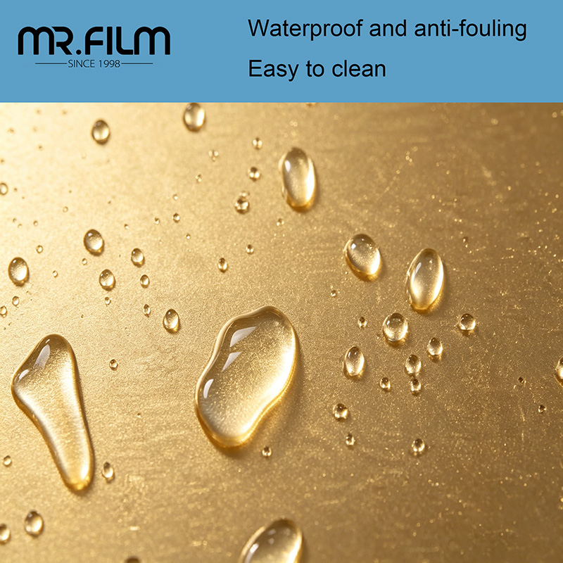 Полиэфирная пленка для декоративных металлических окон 