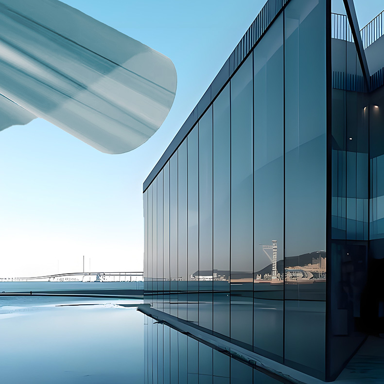 Строительная оконная пленка