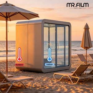 Высокотемпературная защитная пленка для звукоизоляционного офиса