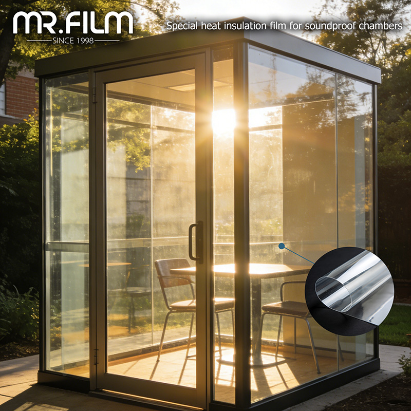 Теплоизоляционная пленка для наружного звукоизоляционного стенда 